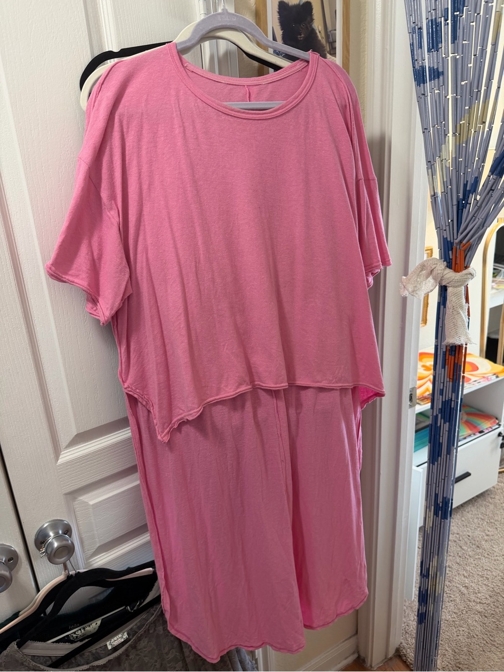 Free People Cropped High Low Tee